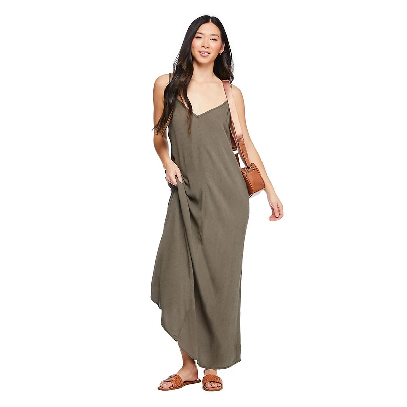 George Women's Crinkled Maxi Dress, Sizes XS-XXL