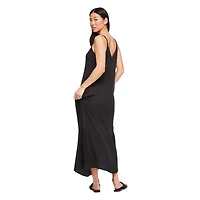 Robe longue chiffonnée George pour femmes