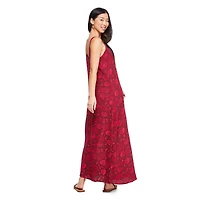 Robe longue chiffonnée George pour femmes