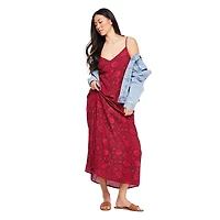 Robe longue chiffonnée George pour femmes