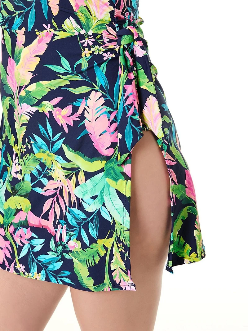 Lands' End Robe de Bain en Nylon et Elasthanne pour Femme Taille S-XXL