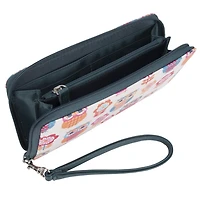 George Owl Zip-Around Wallet with Wrist Strap Wallet, Extra space for your cash.