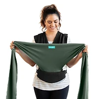 MOBY - Easy Wrap Baby Carrier Wrap - Designed To Combine The Best Features Of A Baby Wrap and Baby Carrier In One - The Perfect Child Carrier - Great For Babywearing, Nursing, And Keeping Baby Close