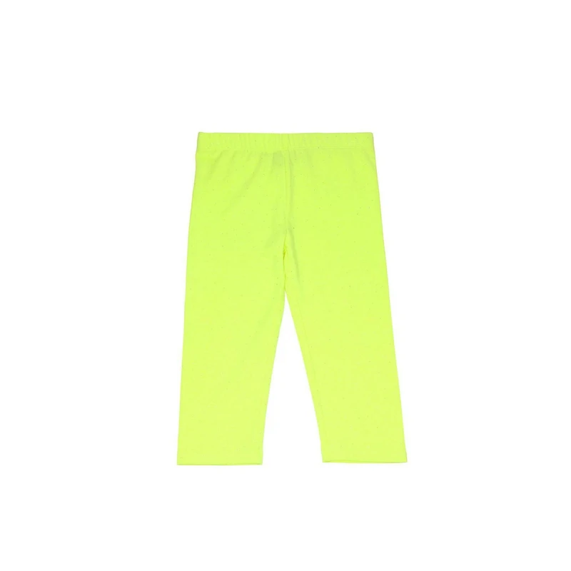 Filles Mini Pop Kids Capris Neon Lime Party