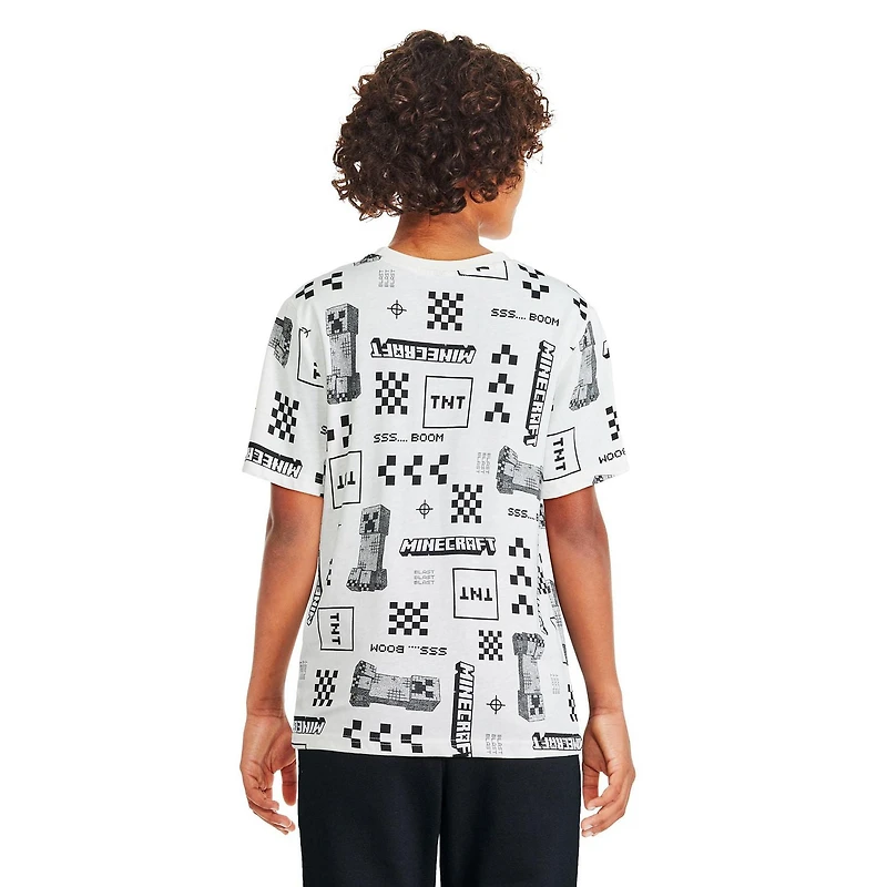 Minecraft Boys' Short Sleeve Tee