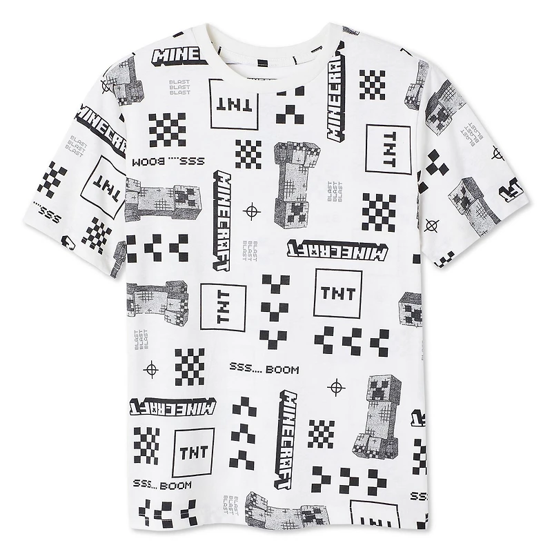 Minecraft Boys' Short Sleeve Tee
