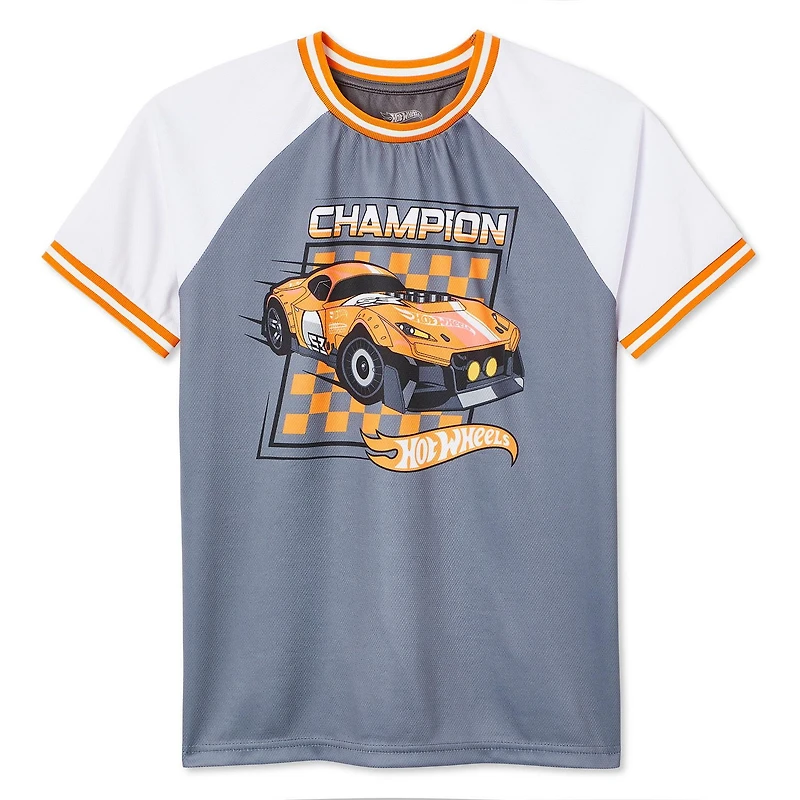 Hot Wheels Boys' Raglan Tee