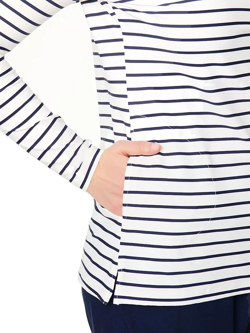Lands' End maillot de bain à manches longues en nylon et élasthanne pour femme End, Tailles S XXL