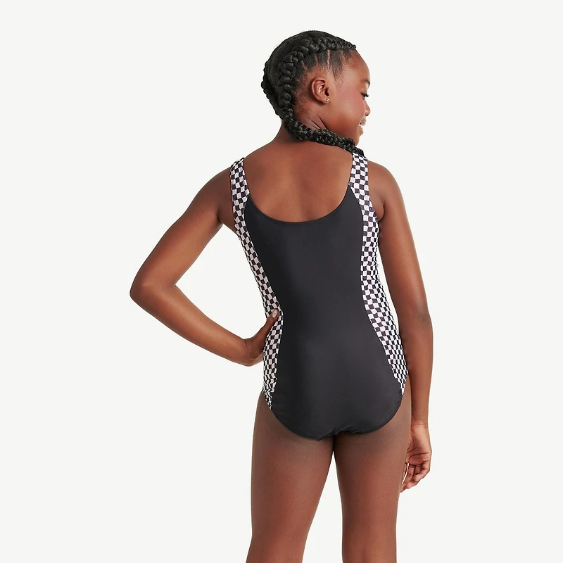 Maillot de bain 1 pièce à encolure haute Justice pour filles
