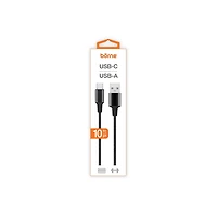 10FT USB-C TO USB-A CABLE - BLACK