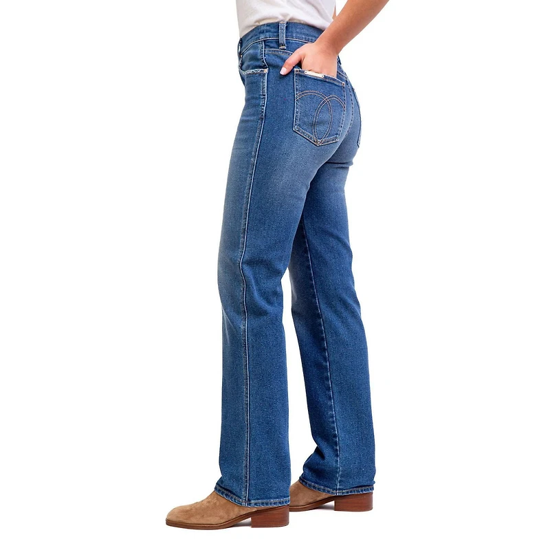 Jordache Women's High Rise Straight Jean