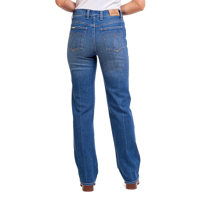 Jordache Women's High Rise Straight Jean