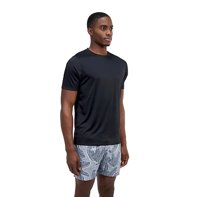 Speedo Men's Solid Short Sleeve Swim Shirt