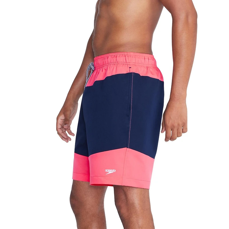 Speedo Men's Colour Block Chevron 18" Volley Short