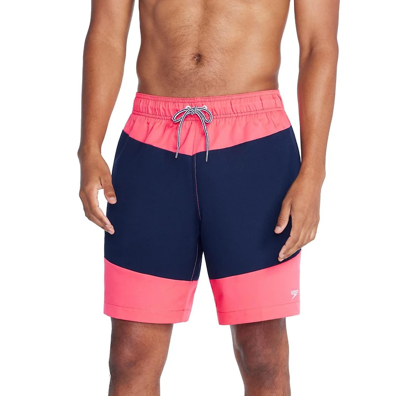 Speedo Men's Colour Block Chevron 18" Volley Short