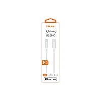 6FT LIGHTNING TO USB-C 27W CABLE - WHITE, 6FT LIGHT TO USB-C 27W CAB WH