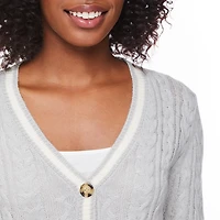 Cardigan au motif de ligue universitaire No Boundaries pour femmes