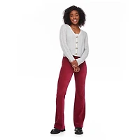 Pantalon en velours côtelé à jambe évasée No Boundaries pour femmes