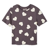 George Girls' Printed Tee, Sizes XS-XL