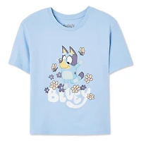 T-shirt à manches courtes Bluey pour filles