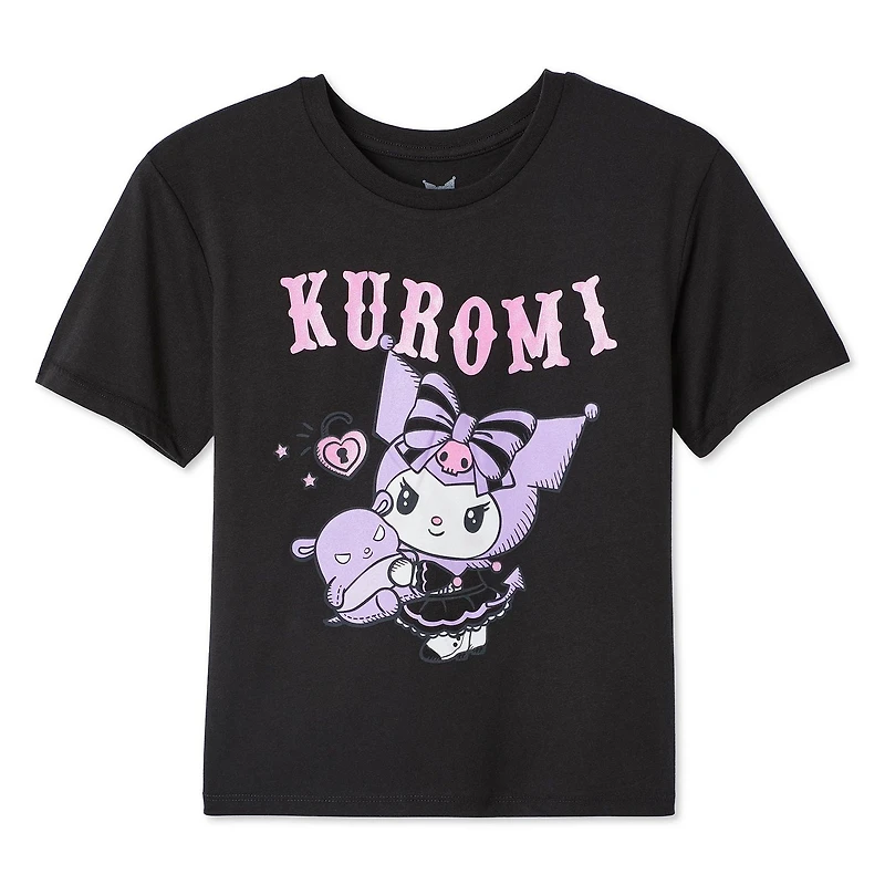 Kuromi Girls' Short Sleeve Tee