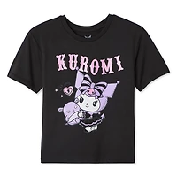 Kuromi Girls' Short Sleeve Tee