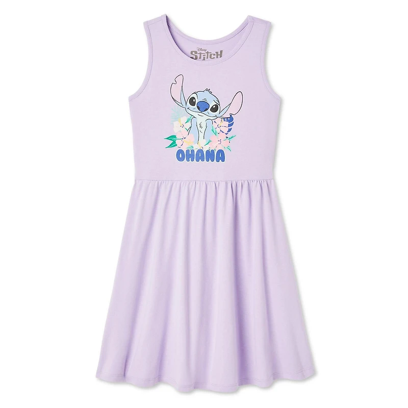 Robe-débardeur Stitch Disney pour filles Tailles TP–TG