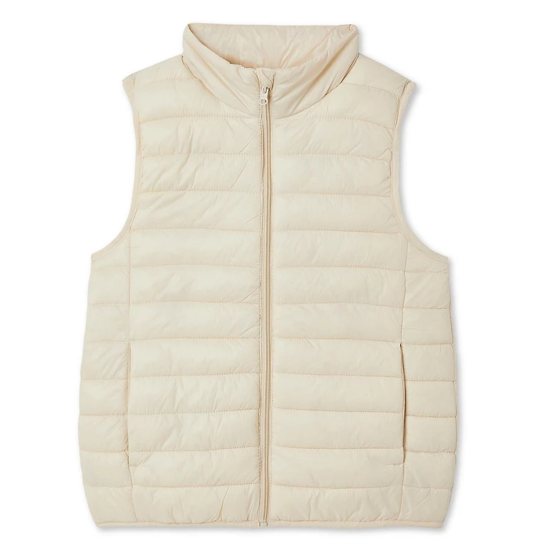 George Girls' Puffer Vest, Sizes XS-XL