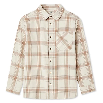 George Boys' Plaid Flannel Shirt