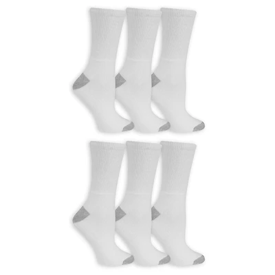 Chaussettes à revers pour femmes Fruit of the Loom - 6 paires