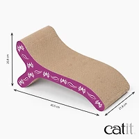 Catit Style Patterned Cat Scratcher with Catnip - Butterfly Chaise