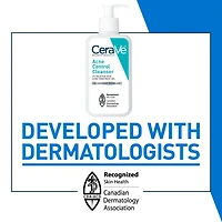 CeraVe Acne Control Cleanser | 2% Salicylic Acid Face Wash with Purifying Clay for Oily Skin and Blackheads | Fragrance-Free, Paraben-Free & Non-Comedogenic | 473 mL, Formulated to help clear acne