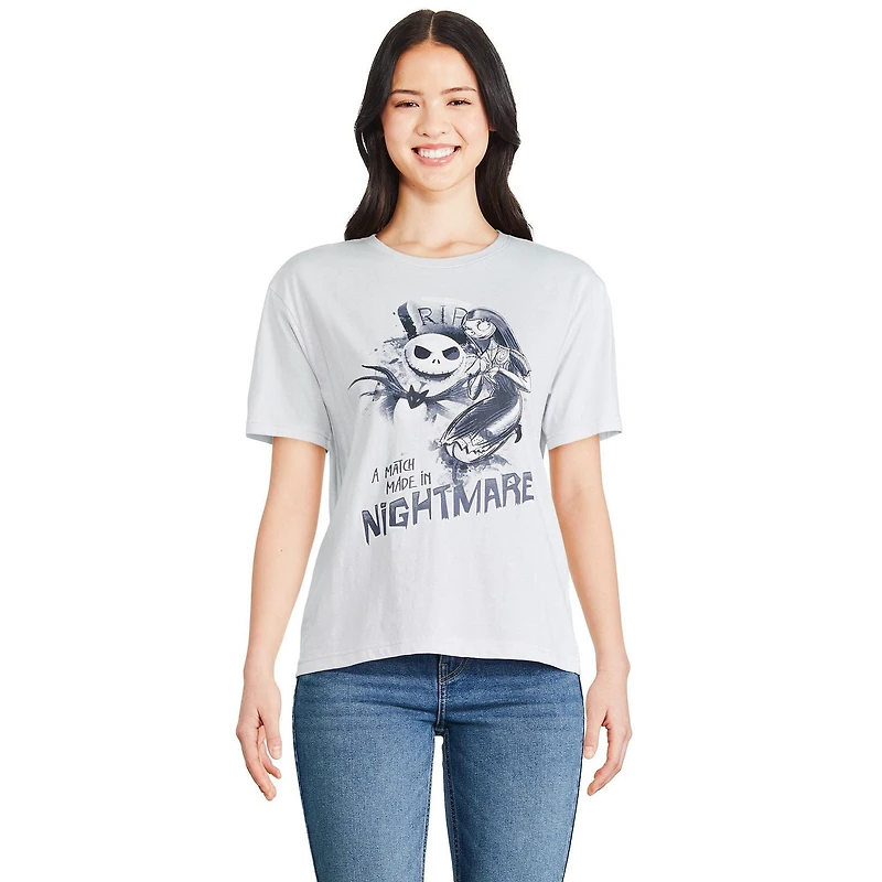 T-shirt L’Étrange Noël de Monsieur Jack Disney pour femmes