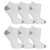 Fruit of the Loom Women's 6 Pair Low Cut Socks, Sizes 4-10