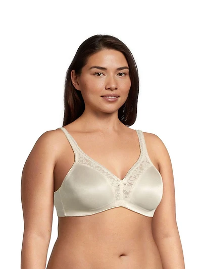 Soutien-gorge confort extensible sans armatures à maintien ferme pour femmes Warners Tailles 36B
