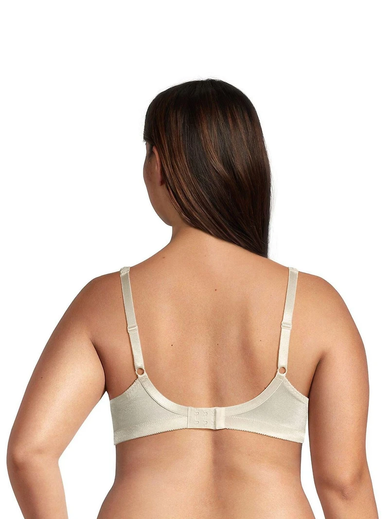 Soutien-gorge confort extensible sans armatures à maintien ferme pour femmes Warners Tailles 36B