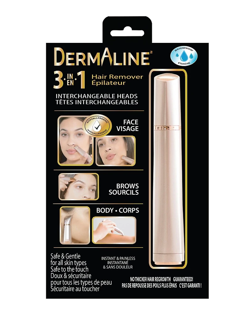 DermaLine 3 en 1 Epilateur 3 in 1