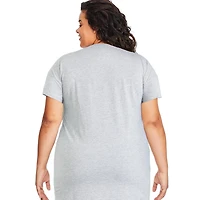 Chemise de nuit à encolure ras du cou George Plus pour femmes