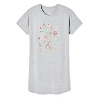 Chemise de nuit à encolure ras du cou George Plus pour femmes