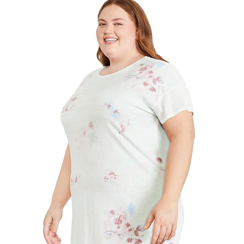 George Plus Women's Crew Neckline Nightshirt