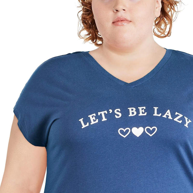 George Plus Women's V-Neckline Nightshirt