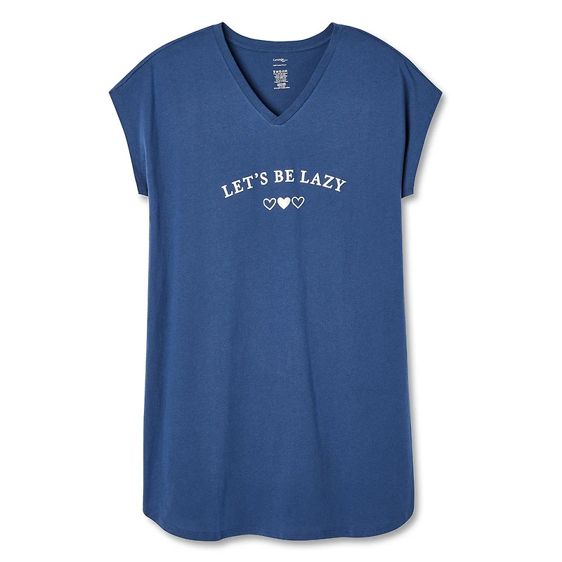 George Plus Women's V-Neckline Nightshirt