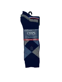 Chaps Men's Casual 3 Pair Crew Socks, Casual 3 Pair Crew Socks - Size 6-12