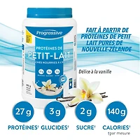 Progressive Protéine de lactosérum nourrie à l'herbe délice à la vanille 850 g