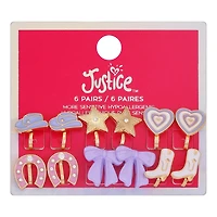 Ensemble de boucles d'oreilles Justice