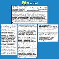 Maxidol Liquid Gels, Fast Relief of Pain such as Menstrual Cramps, Headaches, Backaches, Migraine Pain and Muscle Pain, 220mg Naproxen Sodium