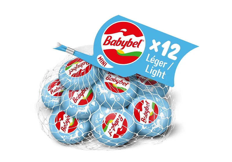 Mini Babybel collations au fromage léger 12P 12 portions, 240 g
