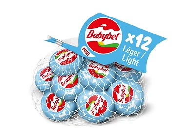 Mini Babybel Light Cheese Snacks 12P, 12 Portions, 240 g