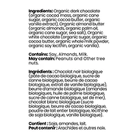 Chocxo moules au beurre d'amande et au chocolat noir biologique, 60% cocao