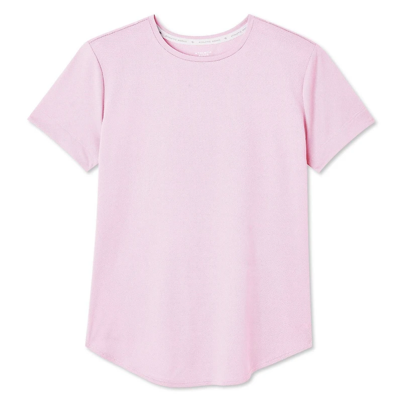 T-shirt à manches courtes Athletic Works pour femmes